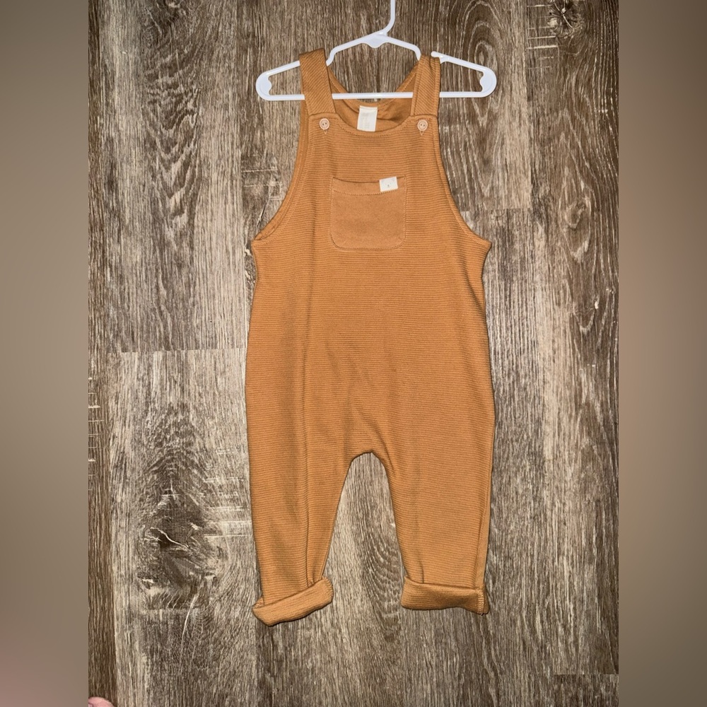 H&M cotton ribbed overalls